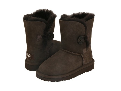 Детские угги UGG Australia Bailey Button Chocolate