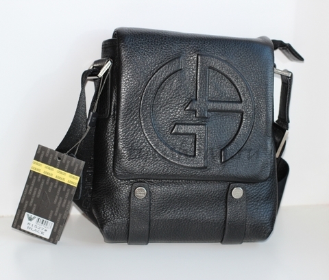 Мужская мини сумка Giorgio Armani Black