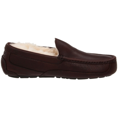 Мужские угги мокасины UGG MENS Ascot Metallic Chocolate