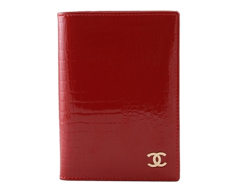 Обложка для паспорта Chanel 9012 red