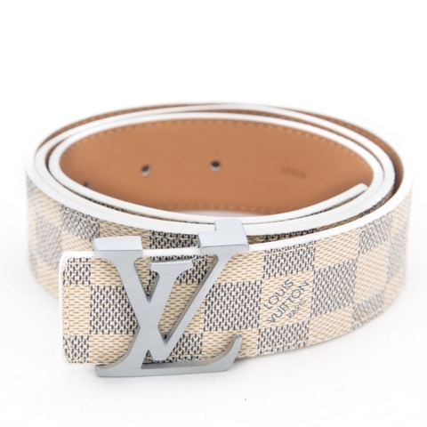 ремень Louis Vuitton Canvas Azur Silver