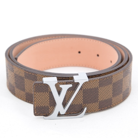 ремень Louis Vuitton Canvas Ebene Silver