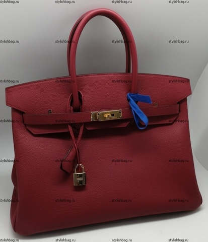 Женская сумка из кожи того Hermes Birkin 35 maroon