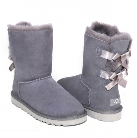 Женские угги UGG Bailey Bow Grey