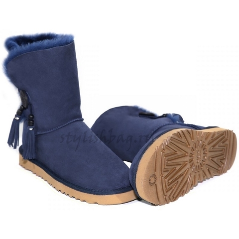 Женские угги UGG Bailey Button Azalea Navy