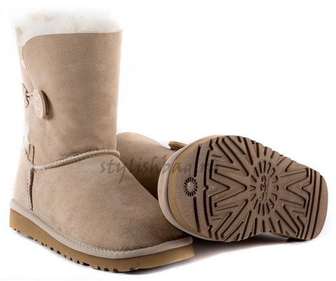 Женские угги UGG Women's Bailey Button Sand