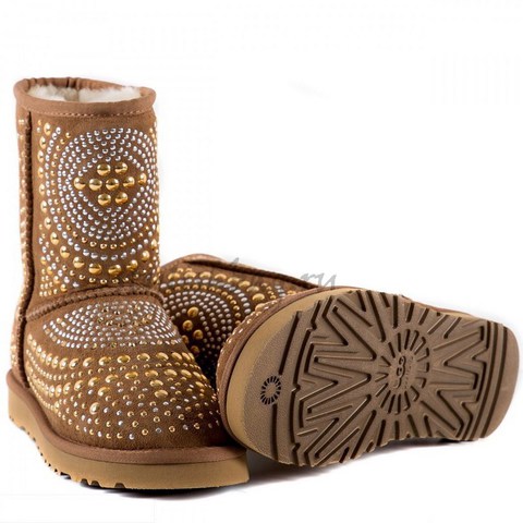 Женские угги UGG Jimmy Choo Diamonds Chestnut