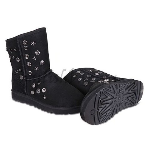 Женские угги UGG Women's Jimmy Choo Starlit Black