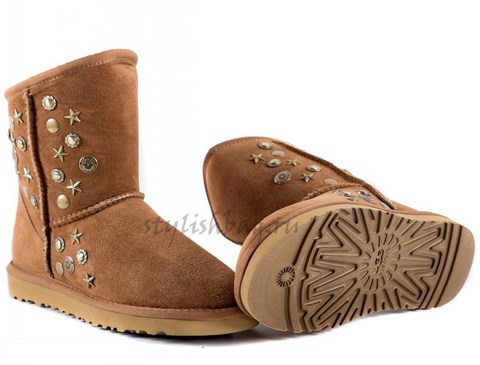 Женские угги UGG Women's Jimmy Choo Starlit Chestnut
