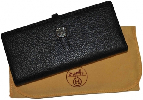 Женский кошелек Hermes Black 2001