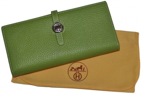 Женский кошелек Hermes Green 2002