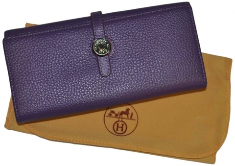 Женский кошелек Hermes Purple 2006